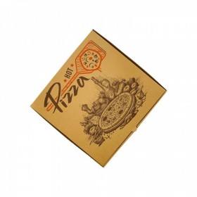 Cutii pizza, carton kraft, personalizat, 32*32*3.5 cm (100buc) Produse 108,36 lei