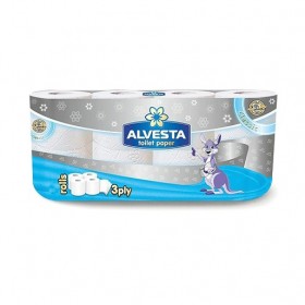 Alvesta hartie igienica, 3 straturi, 16 role Produse 32,92 lei