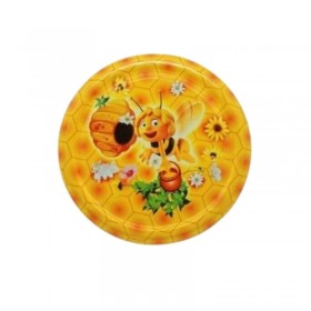 Capac metalic, twist-off, nr.10 albina, 82mm (100buc) Produse 50,99 lei