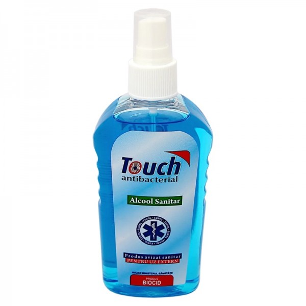 Alcool sanitar, Touch antibacterial, pulverizator, 220ml Produse 8,09 lei