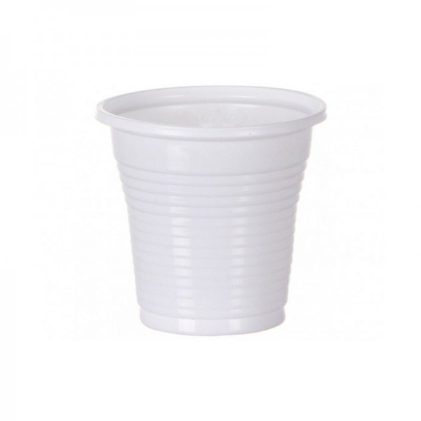 Pahare plastic economice, 80ml, albe (4000buc) Produse 143,41 lei