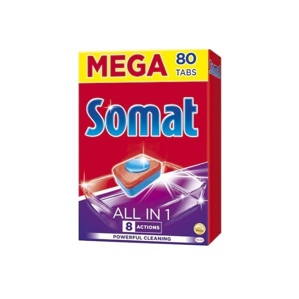 Somat All in one, 80 tablete, detergent pentru masina de spalat vase Detergenti de vase 79,95 lei