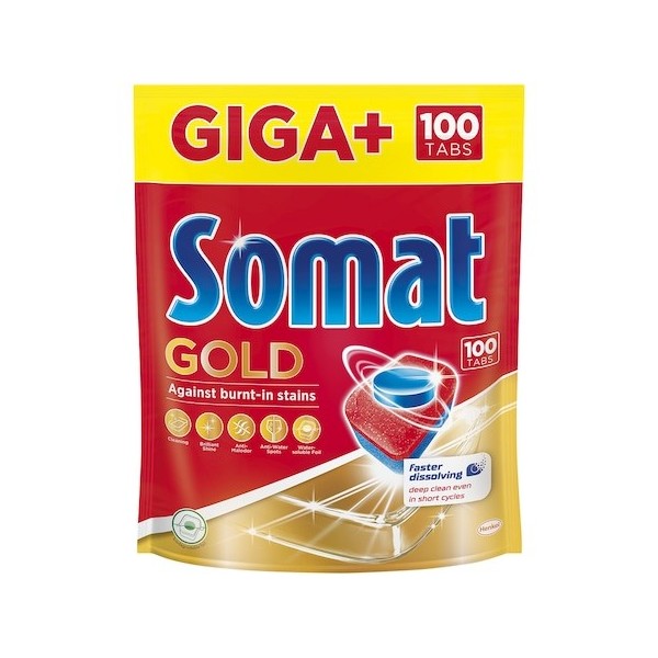Somat Gold, 100 spalari, detergent capsule pentru masina de spalat vase Detergenti de vase 102,00 lei