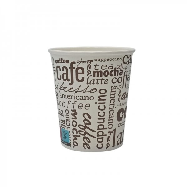 Pahare carton 235ml - 8oz caffe latte D80 (50buc) Produse 9,56 lei