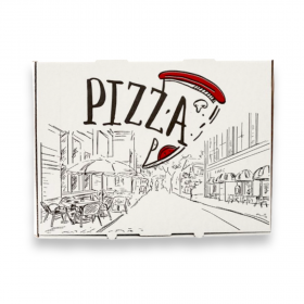 Cutii pizza, carton alb, design Urban, 60*40cm (50buc) Produse 140,32 lei