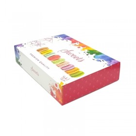 Cutii prajituri, carton personalizat, Sweets, 28*20*h6 cm (25buc) Cutii personalizate 61,00 lei