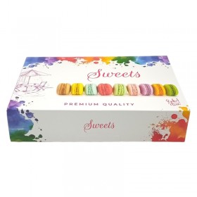 Cutii prajituri, carton personalizat, Sweets, 28*20*h6 cm (25buc) Cutii personalizate 61,00 lei