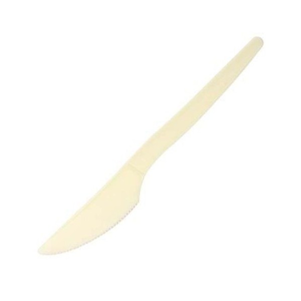 Cutite plastic crem, reutilizabile, 170mm, 100buc Produse 7,46 lei