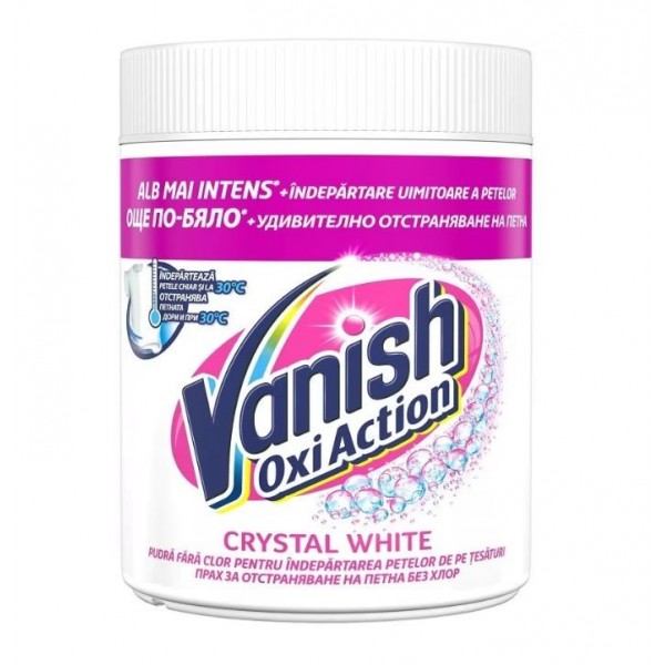 Vanish OXI Crystal White, 423gr, pudra pentru indepartat pete Detergenti haine 18,77 lei