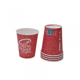 Pahare carton 200ml - 7oz coffee time D70 (50buc) Produse 7,21 lei