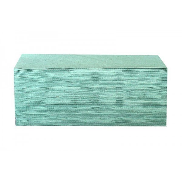 Prosop verde, celuloza, 1 strat, pliat V, 19*25 cm, 250buc Produse 5,57 lei