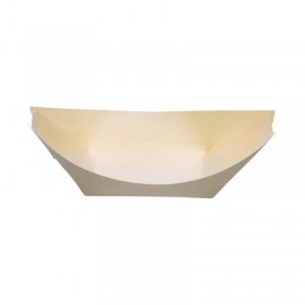 Cupa tip barcuta, lemn pin, 14*7cm (100buc) Cupe biodegrabadile 51,91 lei
