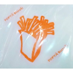 Punga hartie, cartofi prajiti, 12x15cm (100buc) Pungi din hartie 6,24 lei