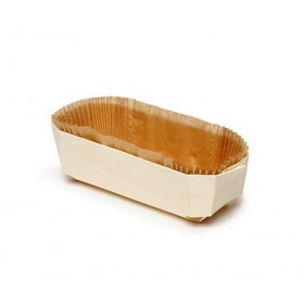 Forme copt cozonac, lemn natural, 185*115*60mm (20buc) Produse 48,20 lei