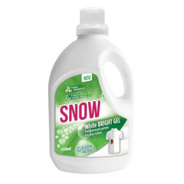Snow White Bright 950 ml, gel indepartare pete Detergenti haine 17,16 lei