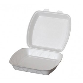 Caserole polistiren, 1 comp. cu capac, MB1 (100buc) Produse 50,68 lei