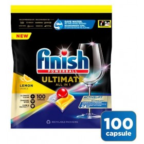 Finish Ultimate All in 1, Lemon, 100 spalari, capsule pentru masina de spalat vase Detergenti de vase 139,05 lei