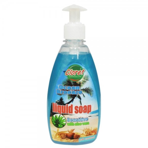 Cloret, sapun lichid, Ocean Breeze, extract Aloe Vera, PH - control, 500ml Produse 8,99 lei