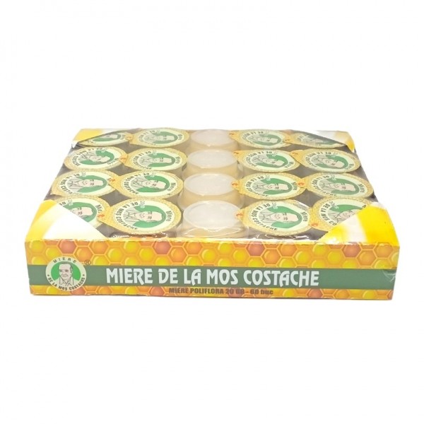 Miere de la Mos Costache, poliflora, 20gr, 60 buc/cutie Produse 38,49 lei
