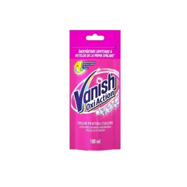 Vanish Pink Oxi Action, 100 ml, lichid pentru indepartarea petelor Detergenti haine 2,96 lei
