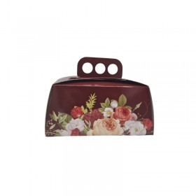 Cutii prajituri, carton, marturii, Flowers, 17*10 cm (100buc) Produse 358,09 lei