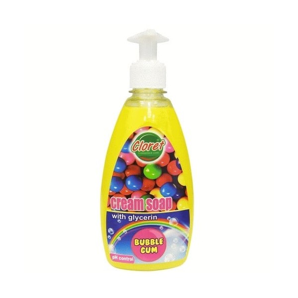 Cloret, sapun lichid 500ml, Bubble Gum, cu glicerina, PH - control Produse 7,50 lei