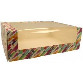 Cutii carton prajituri, cu fereastra, 41x31x13 cm (25buc) Produse 225,69 lei