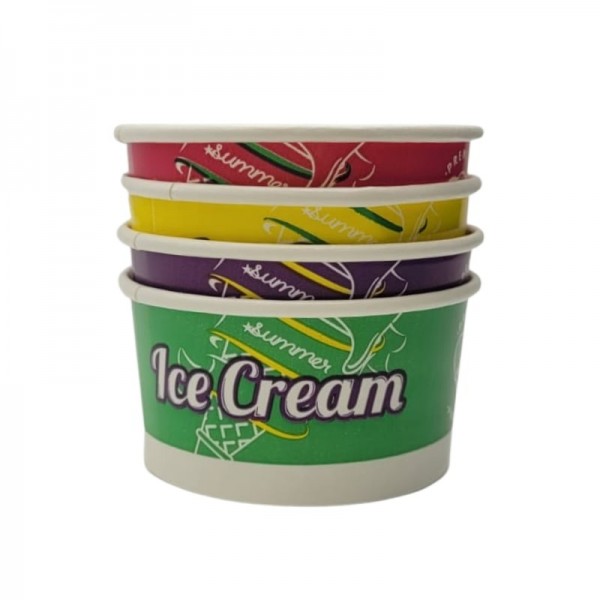 Pahare carton, Ice Cream, 200ml (50buc) Cupe de inghetata 12,37 lei