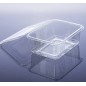 Caserole plastic, capac atasat, 1000gr (100buc)