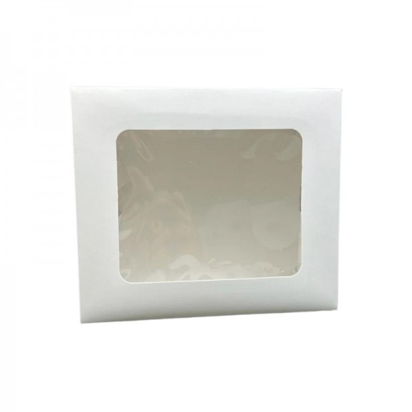Cutie mini prajituri, carton alb cu fereastra, 22x22.5x6.5 cm (25buc) Produse 81,25 lei