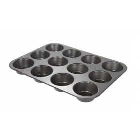 Tava metalica copt, 12 briose, antiaderenta, Wenco Produse 39,00 lei