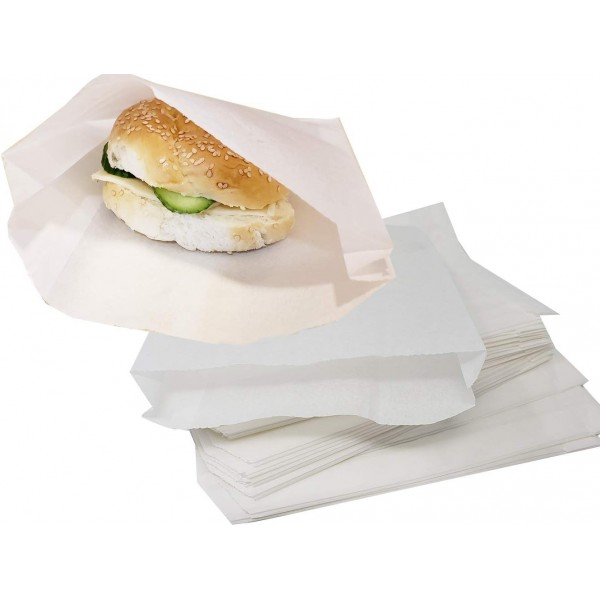 Punga hartie alba, universala, 29x10xh41cm, 500buc Pungi hartie alba 160,74 lei