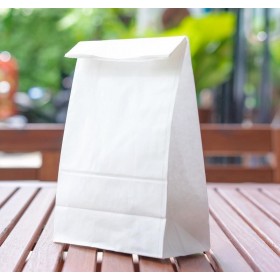 Punga transport, hartie alba, fara maner, 18x9x27cm, 500buc Pungi hartie alba 173,53 lei