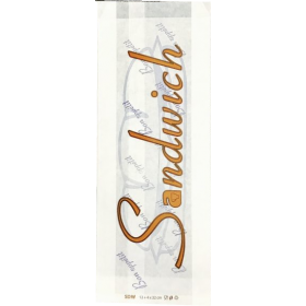 Punga alba, rezistenta la grasime, design Sandwich, 12x4xh32cm, 2000buc Hot dog | Clatite 262,25 lei