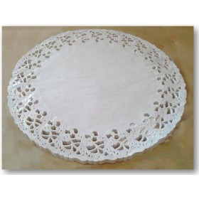 Dantele albe, hartie, 25cm, 100buc, outlet Lichidari de stoc 29,28 lei