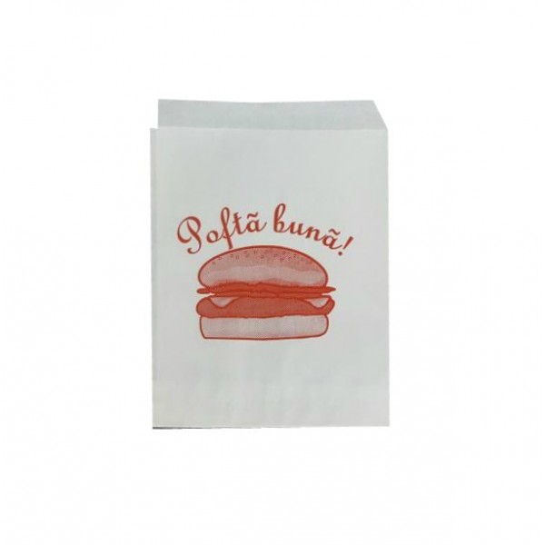 Coltare hartie alba, design Burger, 14.5x19cm, 2000buc Coltare din hartie 129,92 lei