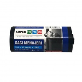 Saci menajeri 35L, Professional Line, LDPE (15buc/rola) Produse 4,30 lei
