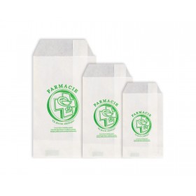 Pungi hartie tip plic, design cruce, farmaceutice, 9x15cm, 3000buc Pungi farmaceutice 103,04 lei