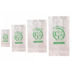 Pungi hartie cu pliu, design cruce, farmaceutice, 18x6.5x31cm, 1000buc Pungi farmaceutice 150,16 lei