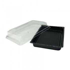Caserole Sushi, negre, capac inalt, 165*115*H43 mm (100buc) Articole din... 66,19 lei