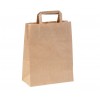 Punga hartie natur, maner plat, 22x11xh28cm, 250buc Pungi kraft cu maner 115,36 lei