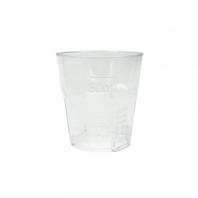 Pahare plastic cristalin pentru shot, 30ml, PS, 50buc Produse 22,11 lei