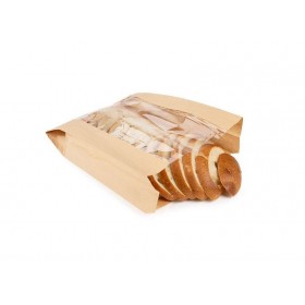 Punga kraft cu fereastra de 10cm, paine, 20x8xh31cm, 1000buc Pungi cu fereastra 225,42 lei