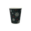 Pahare carton 160ml - 6oz, design black & snow, D70, 50buc Produse 6,75 lei