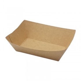 Barcute carton kraft, 400cc, 13*11*4.2cm (250buc) Produse 38,40 lei