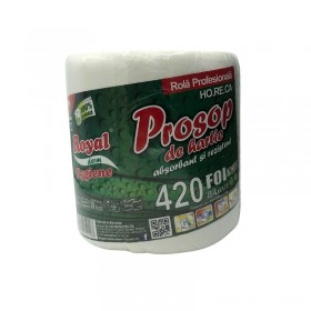 Rola prosoape hartie, profesionale, 2 straturi, 600gr, 420 foi, 84m Produse 19,80 lei