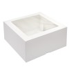 Cutie mini prajituri, carton alb cu fereastra, 35x25x h11 cm (25buc) Produse 89,99 lei