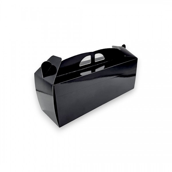 Cutii cozonac, carton negru, cu maner, 33*11*h12 cm, 25buc Cutii personalizate 58,94 lei