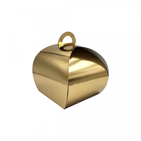 Cutii tort, Gold Oval, cu maner, 12*12*h12 cm (25buc) Cutii personalizate 23,40 lei