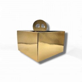 Cutii tort, Gold Pie, cu maner, 21*21*h13 cm (25buc) Cutii personalizate 58,97 lei